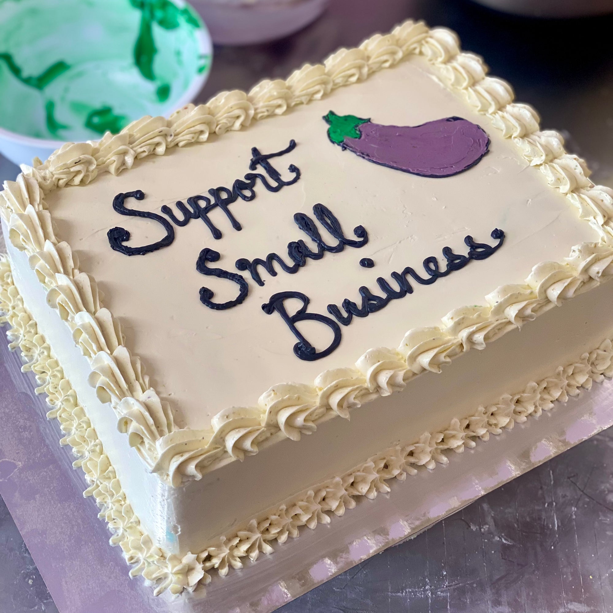 Support Small Business Cake