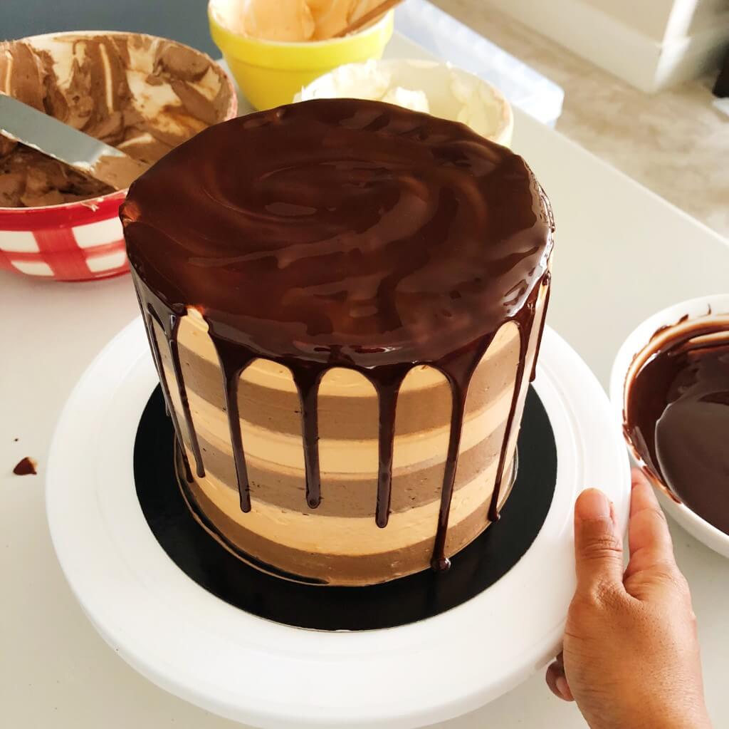 Chocolate Ganache Drip Cake Recipe