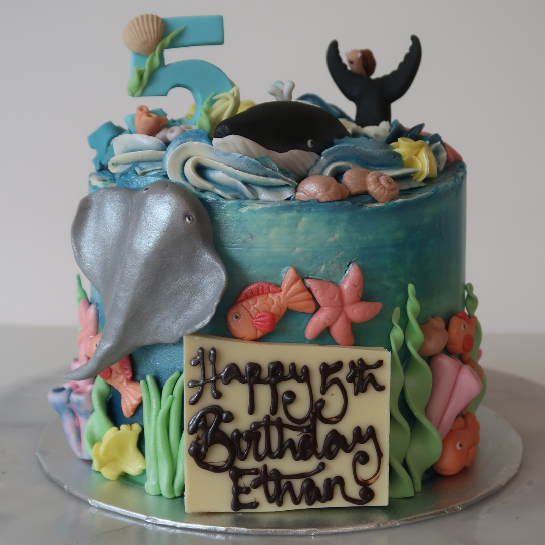 Custom Birthday Cake in Farnham - Snail & the Whale