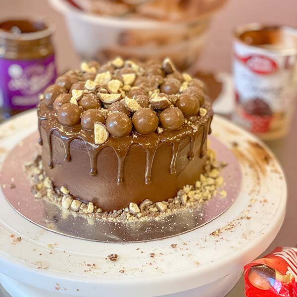 Fake Bake - Chocolate Malteser Cake Feature Image