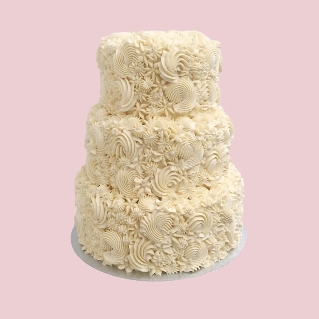Ivory Wedding Cake