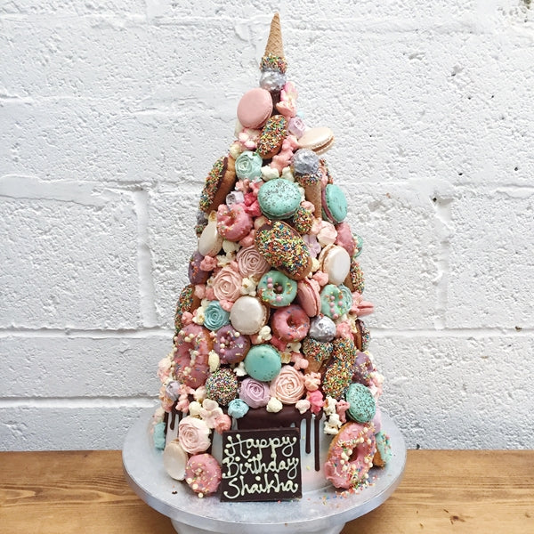 The Most Incredible Unicorn Birthday Cake Croquembouche