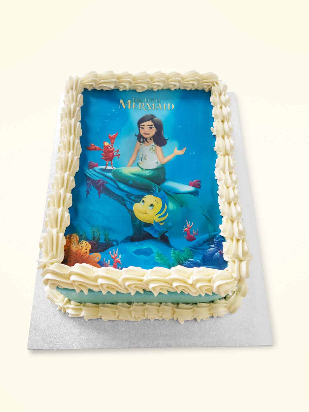 Custom Little Mermaid Birthday Cake Delivered in London, Surrey, Berkshire