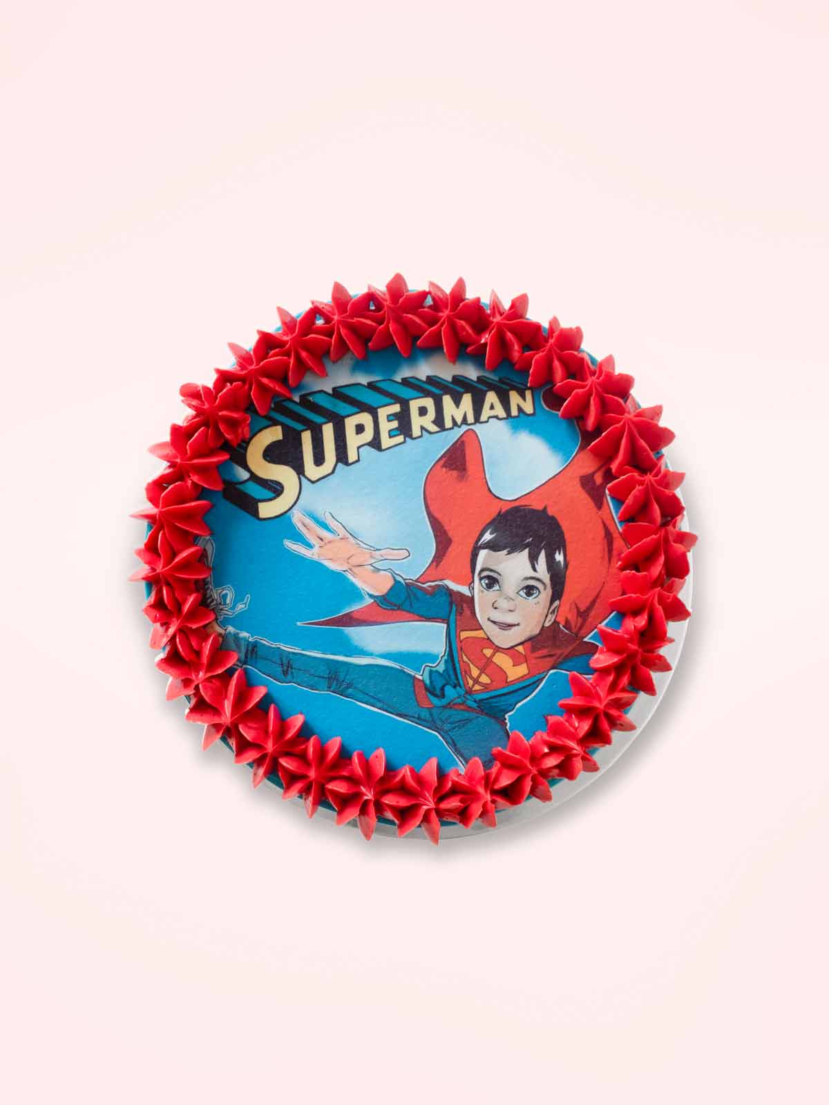 Custom Superman Childrens Birthday Cake Delivery London Surrey Berkshire