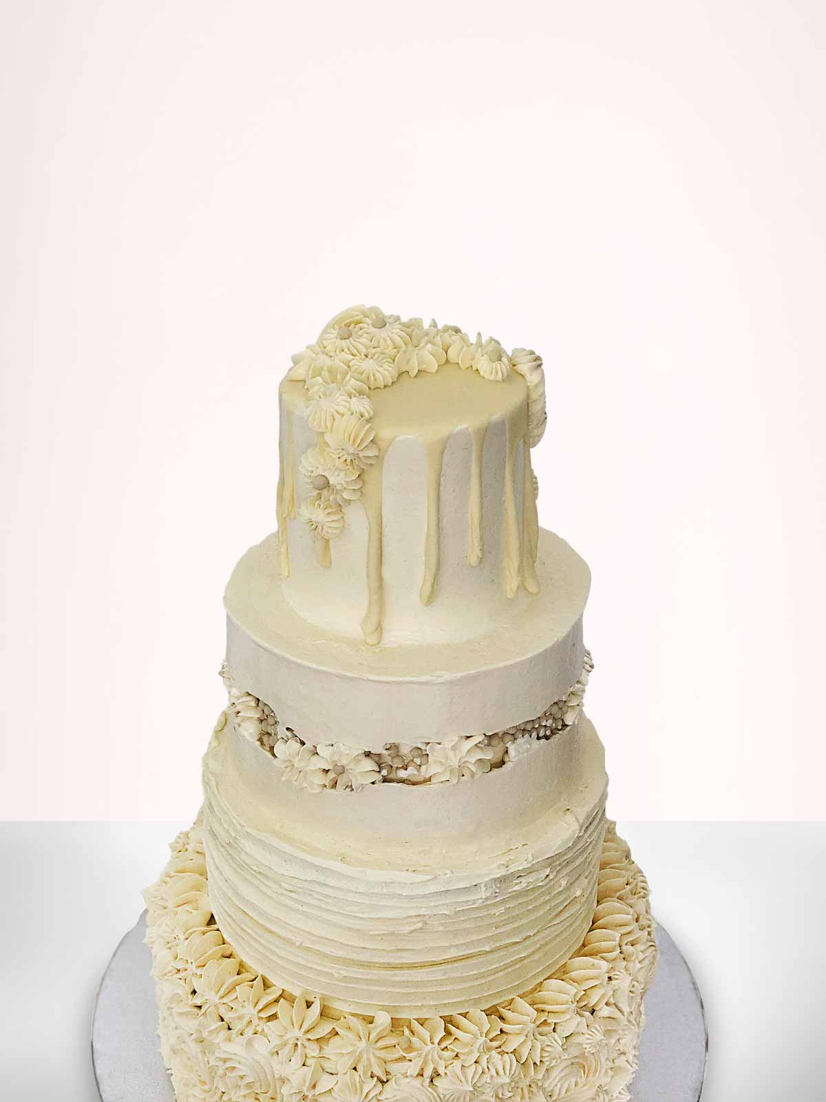Four-Tiered Buttercream Dream Wedding Cake to Buy Online