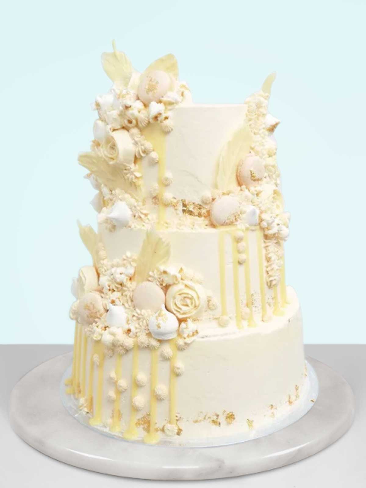 Ivory Dreams Wedding Cake
