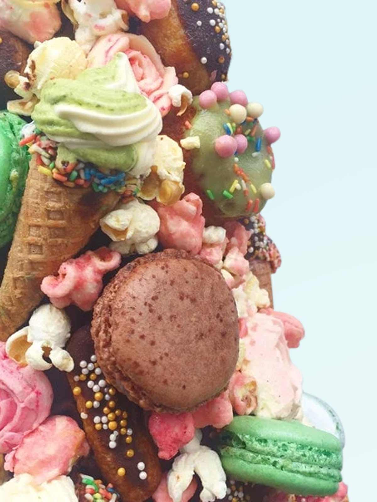 Mademoiselle Matcha Croquembouche Cake London