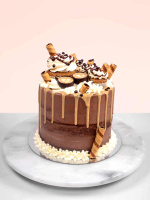 Mocha Frappe Cupcake Cake