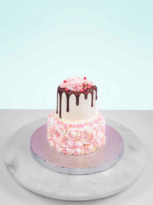 Pink Ballerina - Tiddly Two-Tiered Cake