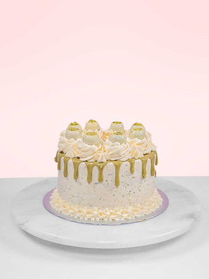 Pistachio Truffle Cake