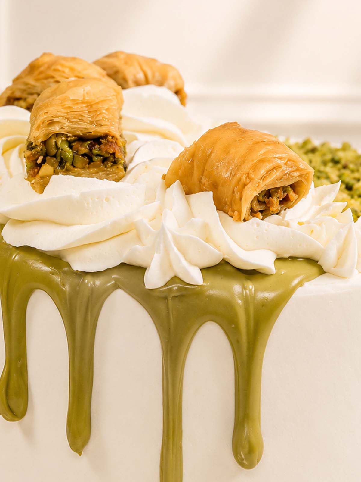 Pistachio Baklava Cake delivered in London (M25) UK.
