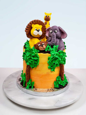 Safari Animal Cake