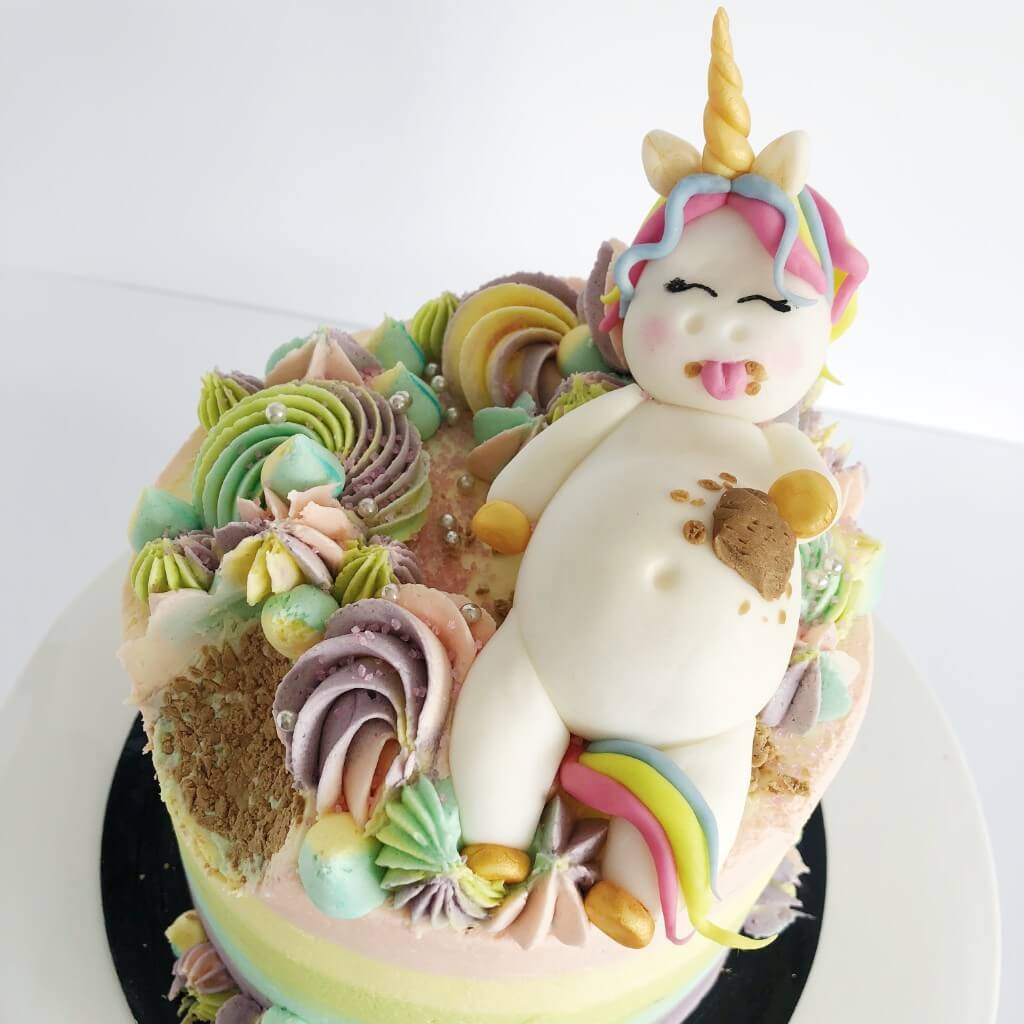 Vegan Fat Unicorn Cake London