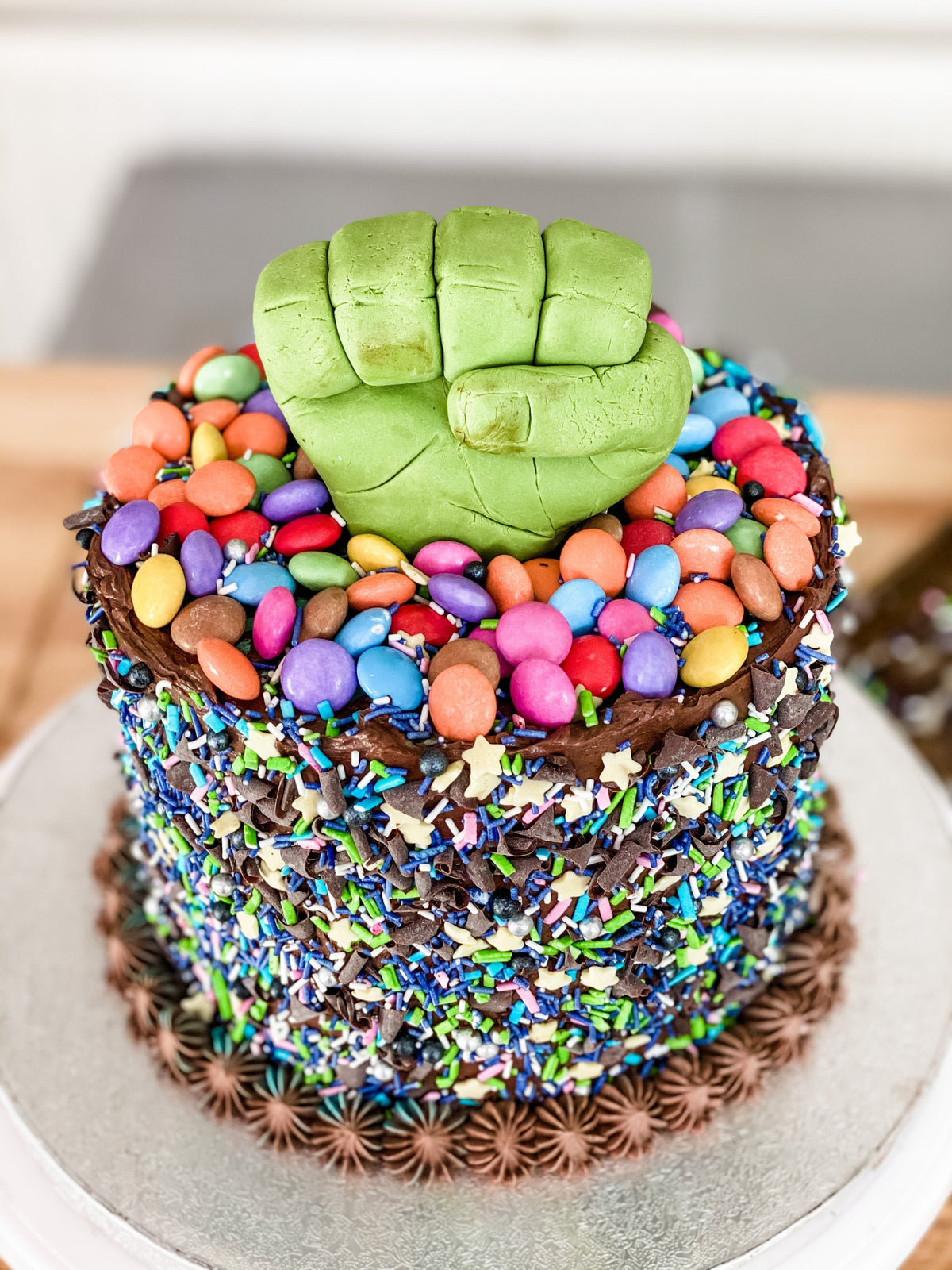 Avengers Hulk Birthday Cake London