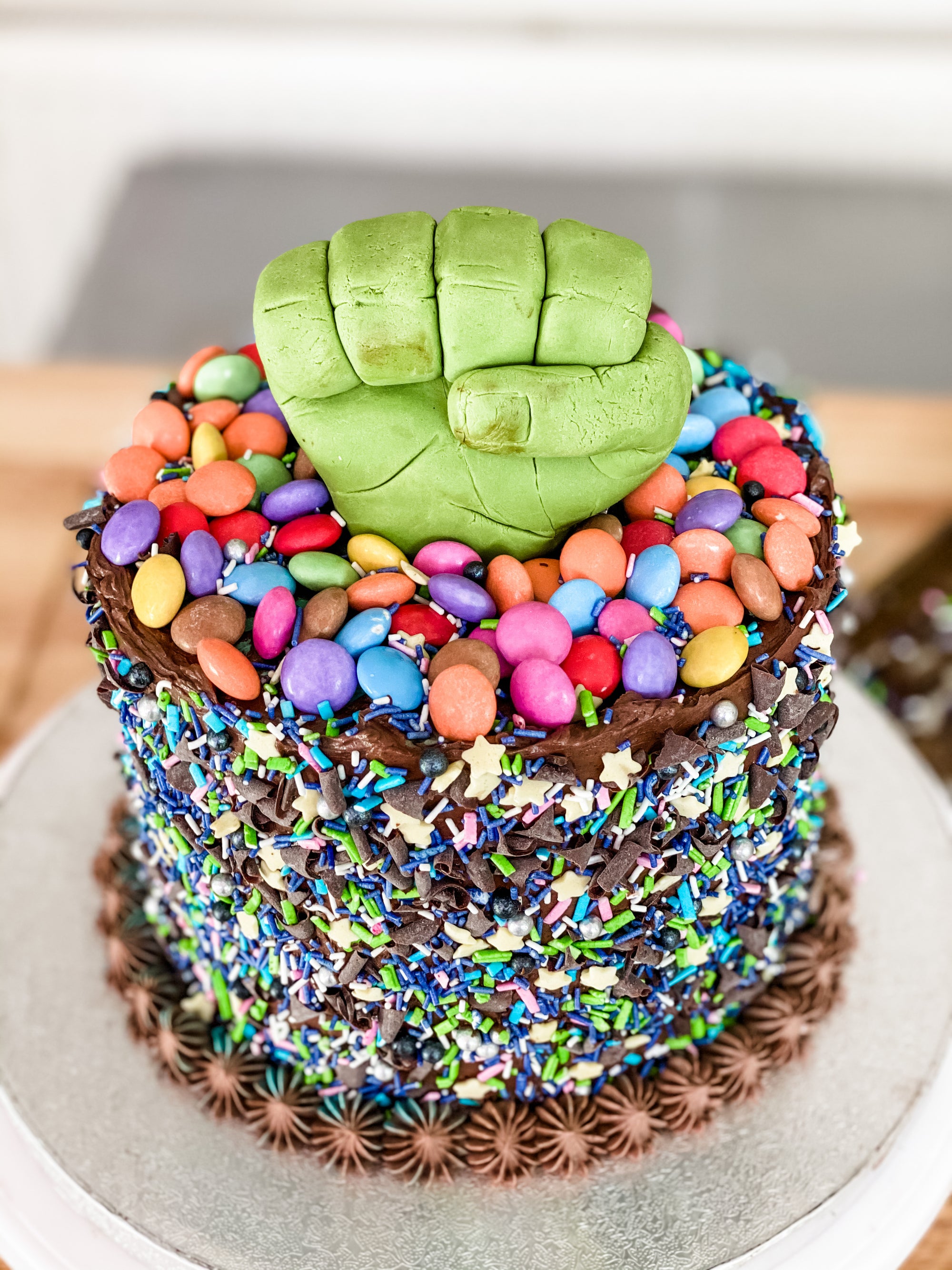 Avengers Hulk Birthday Cake London
