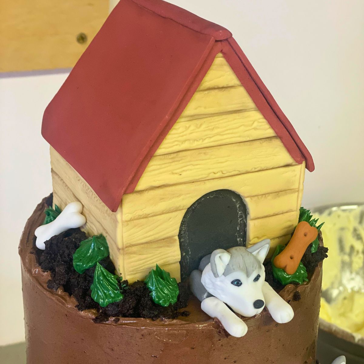 Bespoke Dog House Birthday Cake London