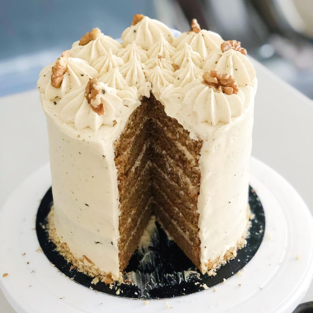 Cinnamon Walnut Coffee Cake