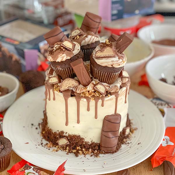 Fake Bake Aldi Kinder Cake Recipe - feature image