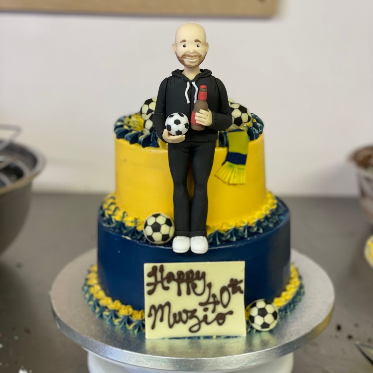 Personalised Football Cakes