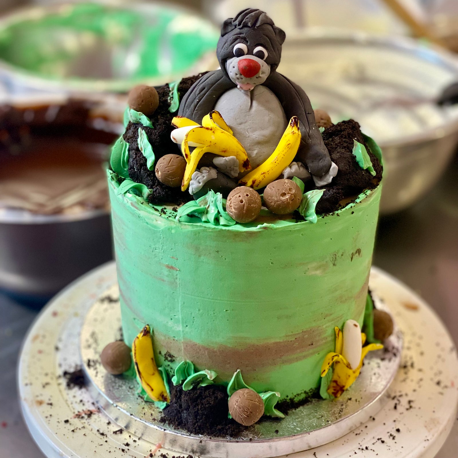 Jungle Book Baloo Birthday Cake