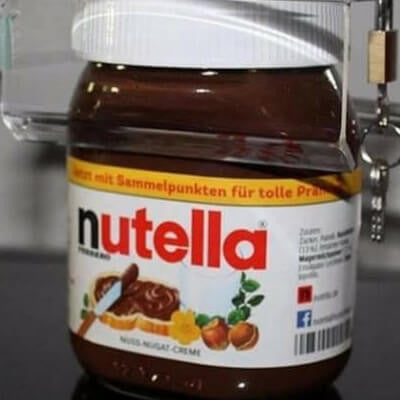 Jar of Nutella