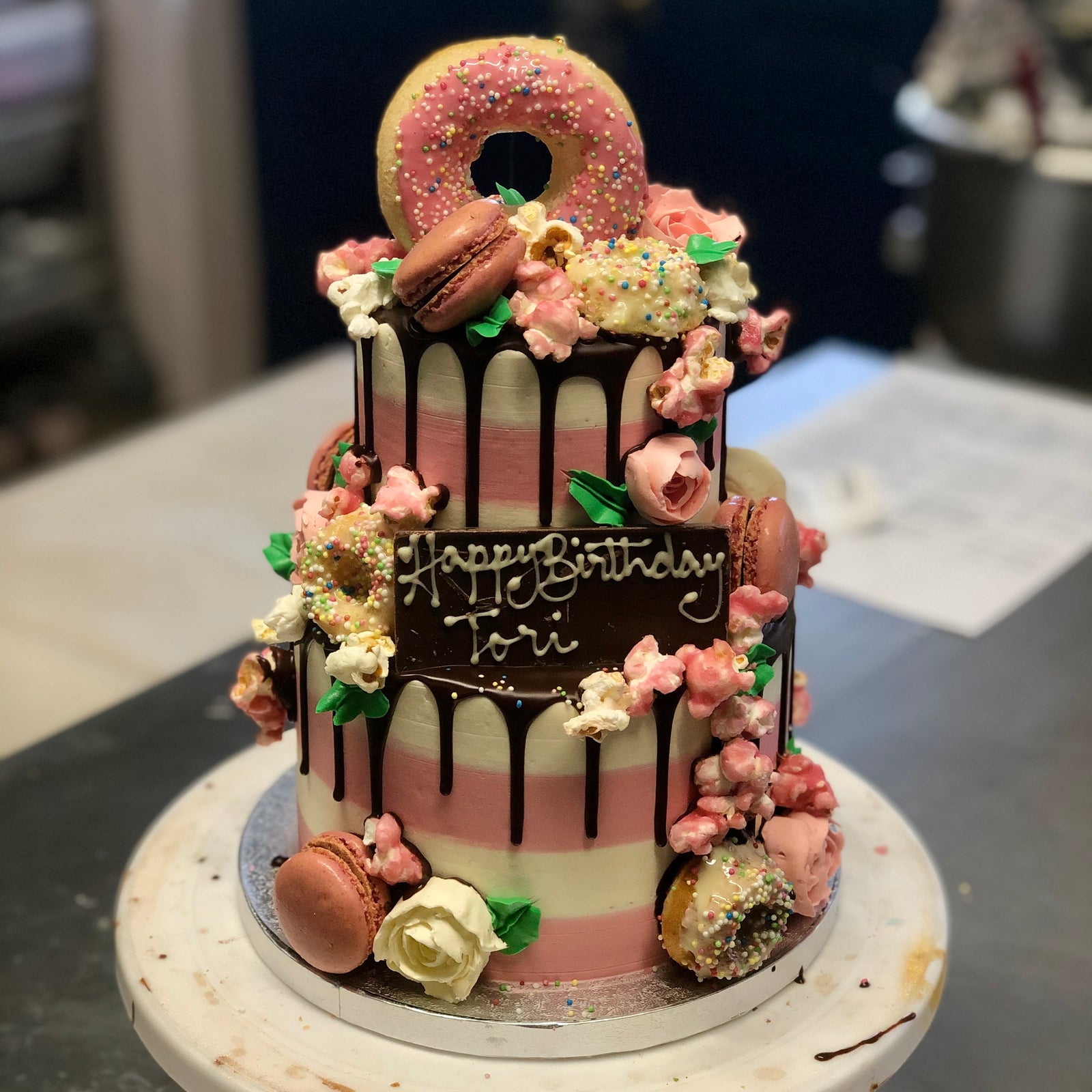 Pink Sweetheart Birthday Cake in Richmond