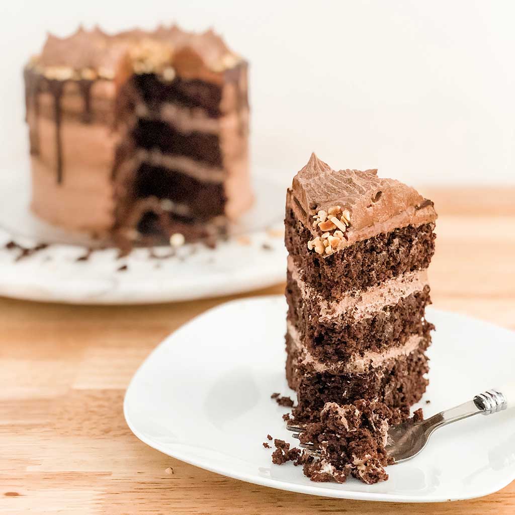 Sugar Free Keto Chocolate Drip Cake