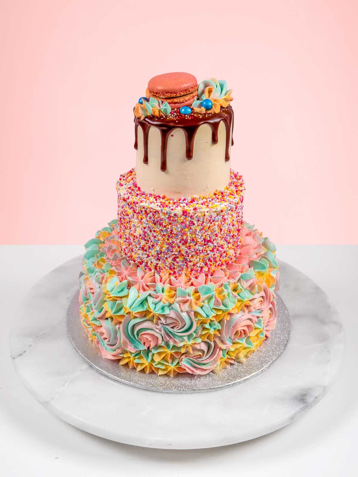 Wedding Three Tier Cake – Magic Bakers, Delicious Cakes