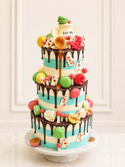 Alice in Wonderland Wedding Cake