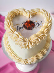 Anniversary Burn Away Cake - London and Surrey
