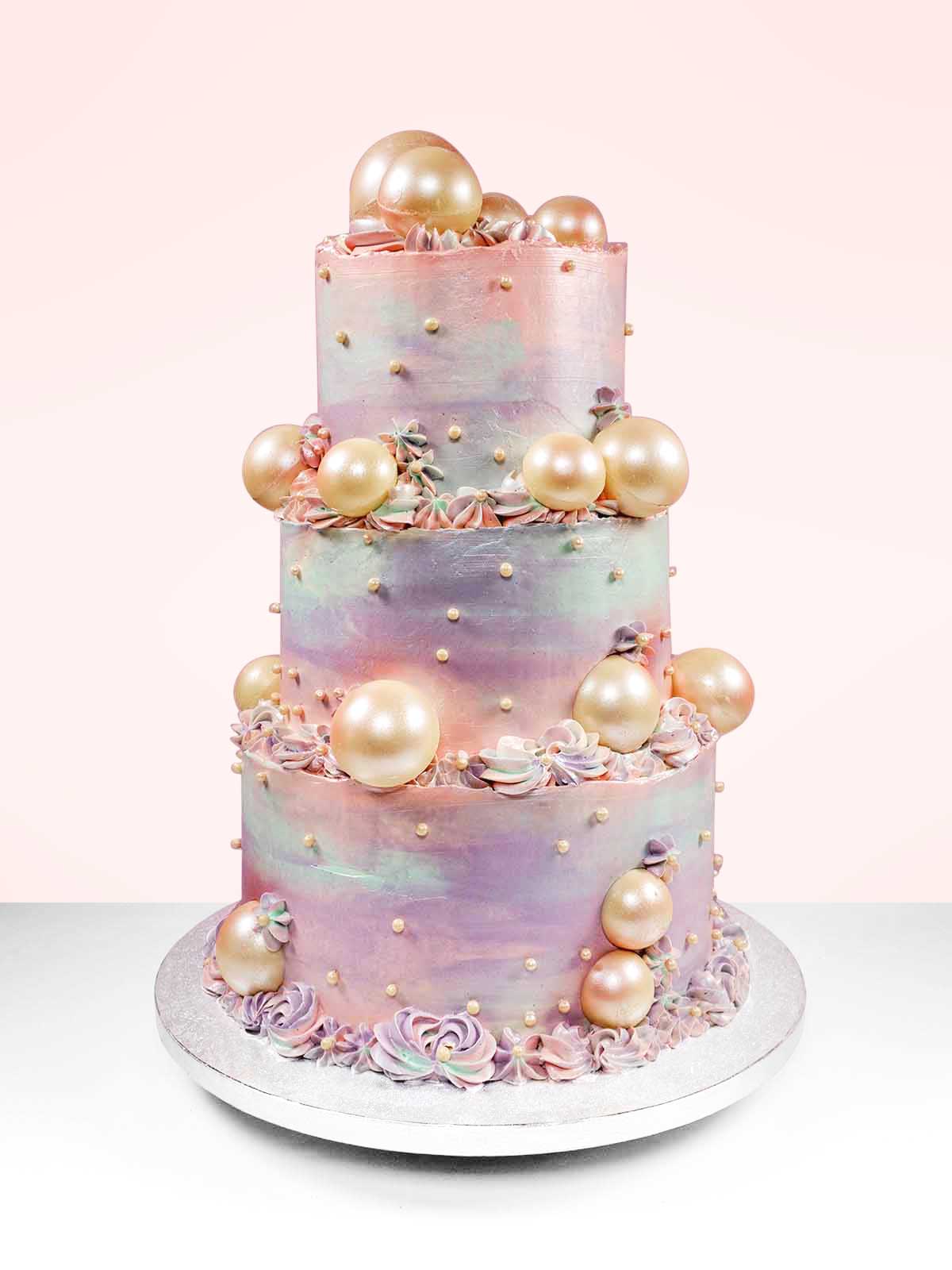 Bubbles Wedding Cake