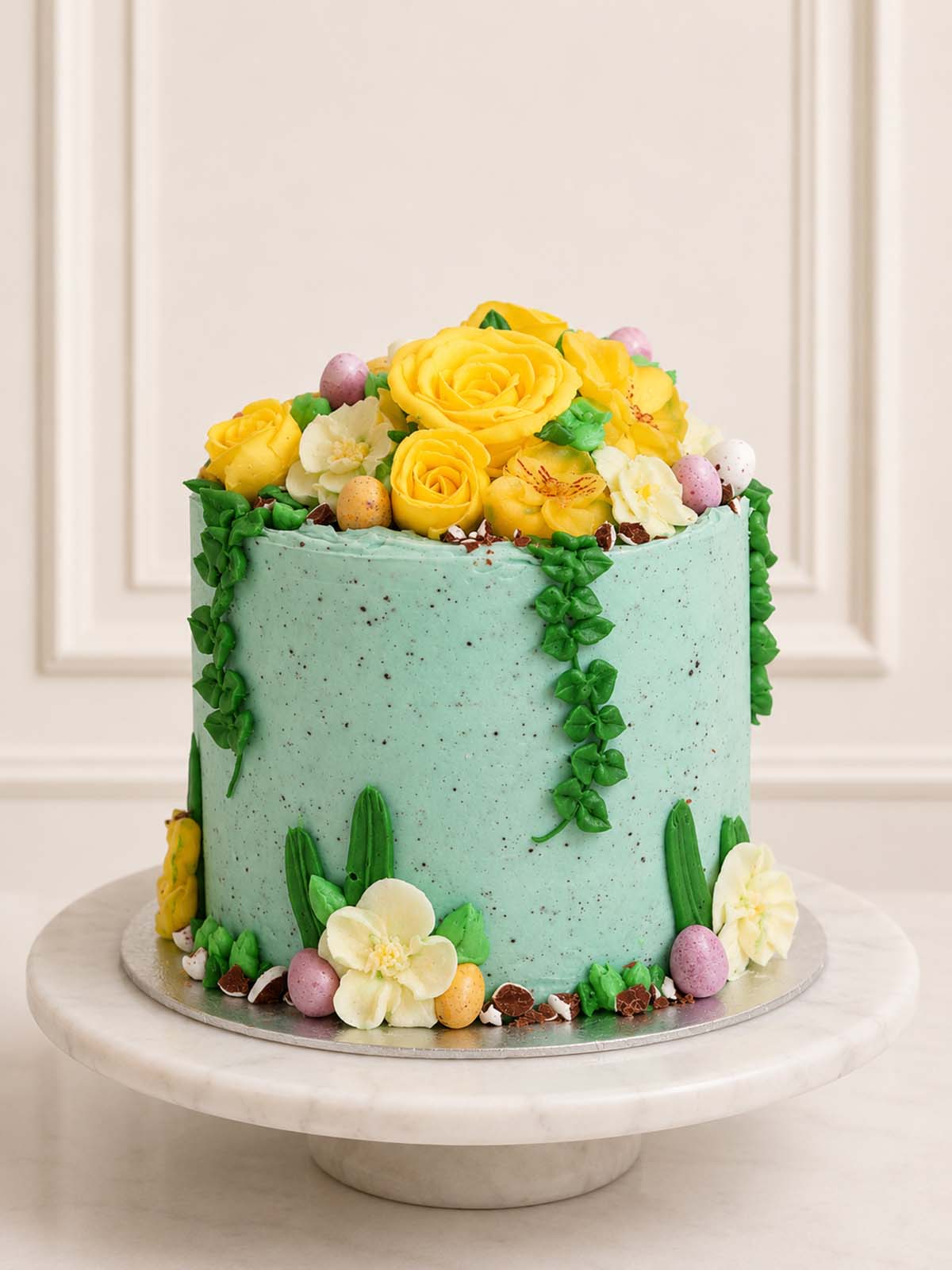 Spring Easter Buttercream Bloom Cake