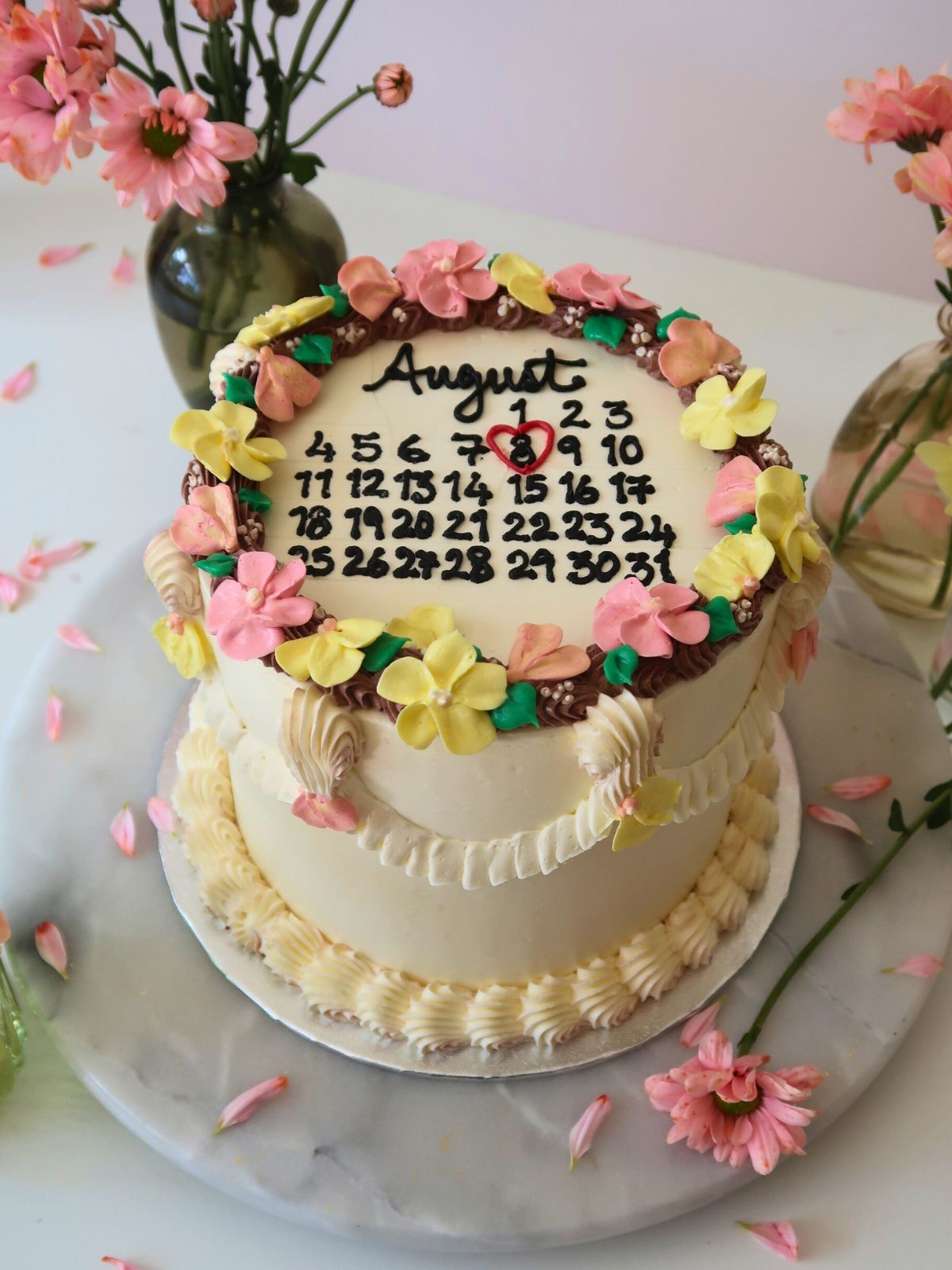Calendar Birthday Cake London Surrey