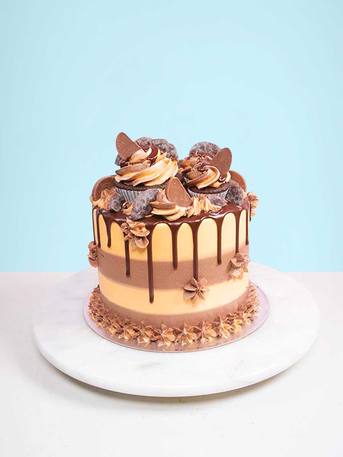 Choco Golden 2 Tier Cake – Shreem Sweets and Bakery | Thanjavur | Tamilnadu  | India.