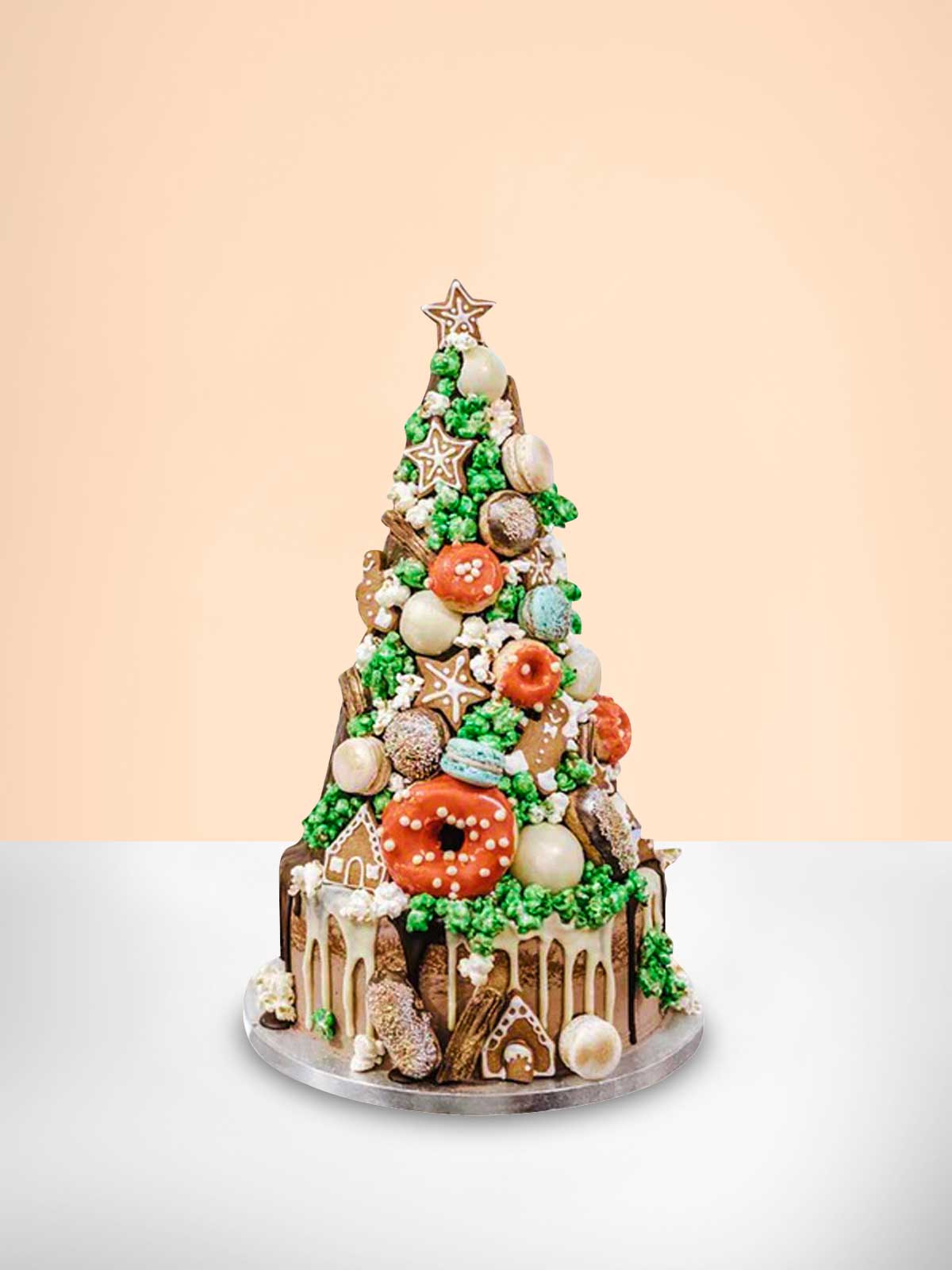 Christmas Croquembouche Cake