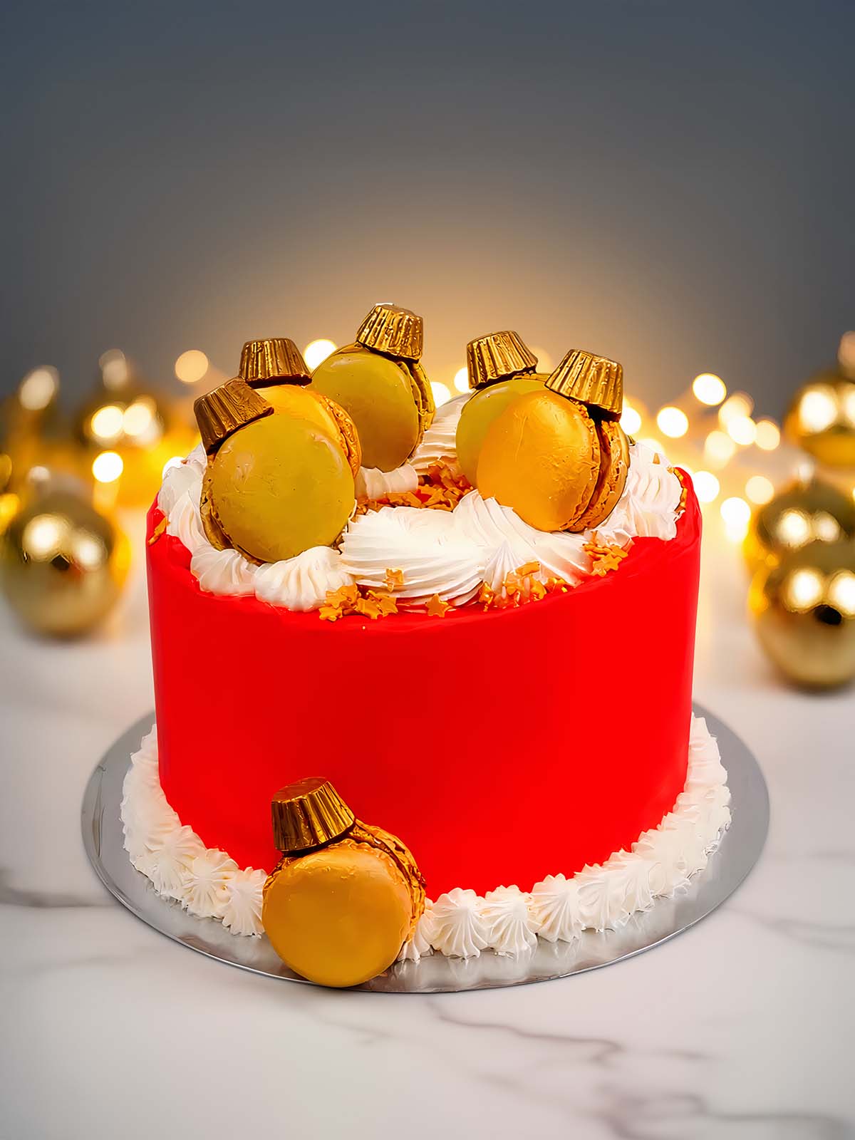 Christmas Bauble Cake - London and Surrey
