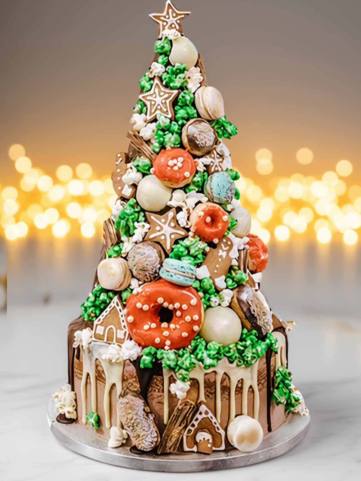 Christmas Croquembouche Cake - London and Surrey