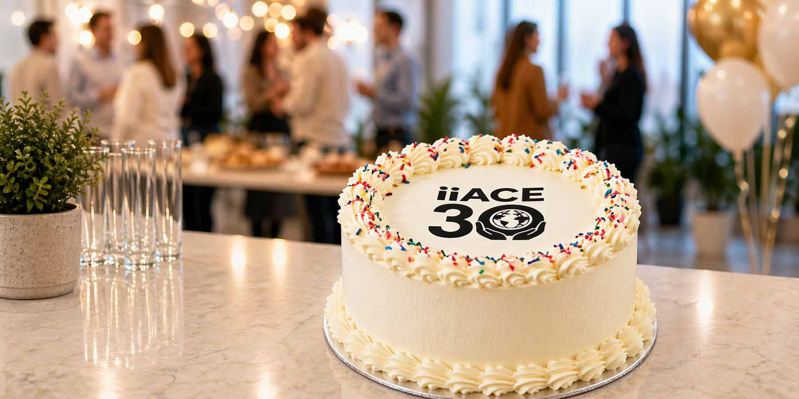 Corporate logo cake for a London business event