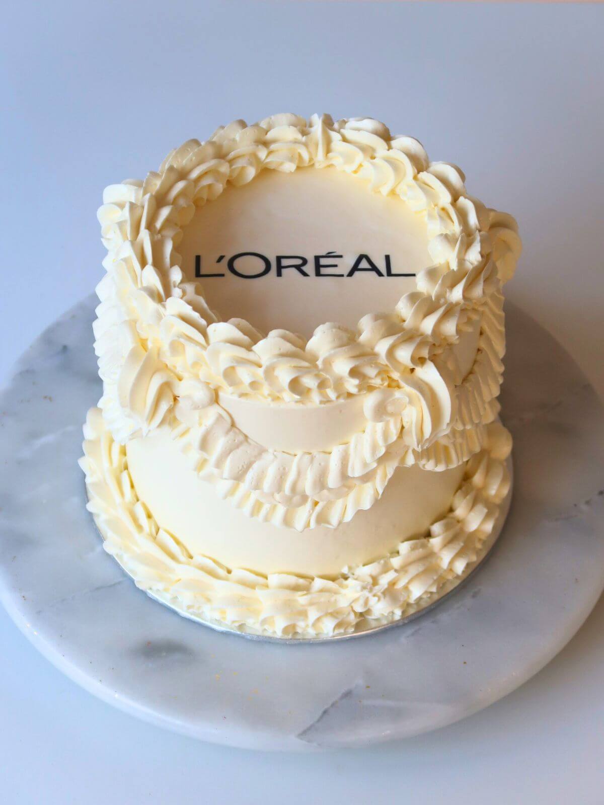 Custom Corporate Cake - Vintage Logo 1