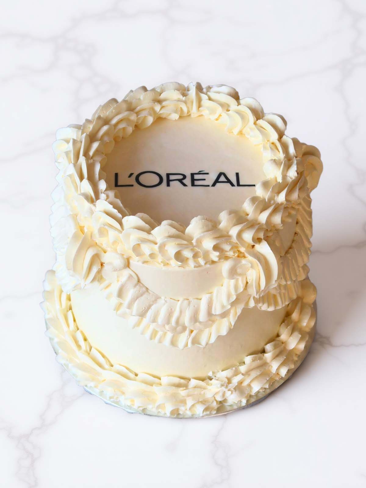 Custom Corporate Cake Vintage Style