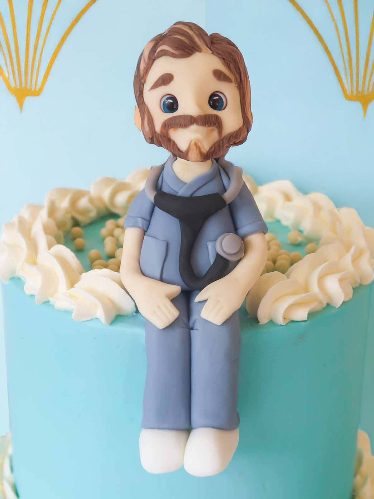Custom Doctor Cake Figurine Cake - London and Surrey