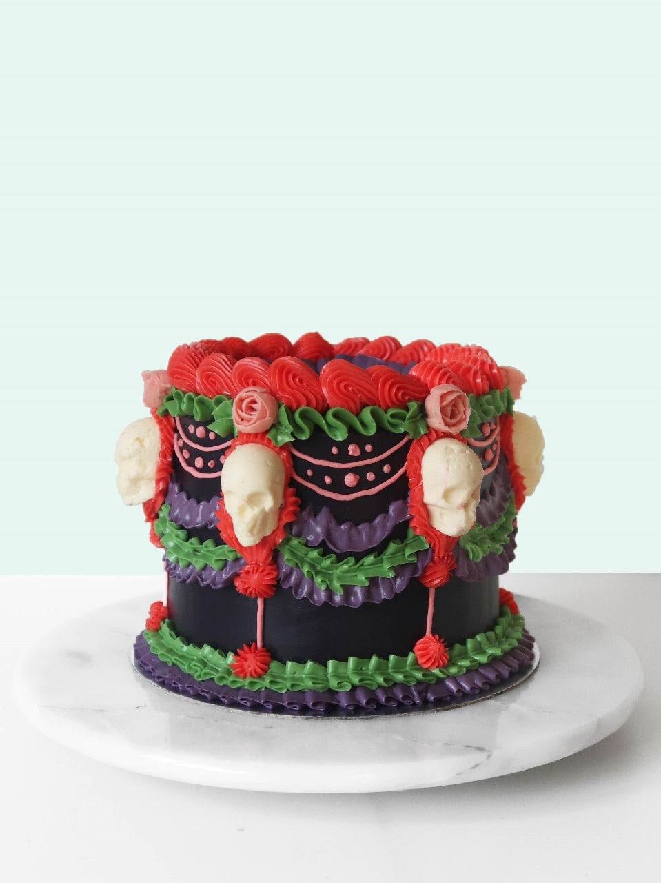 Day of the Dead Halloween Cake