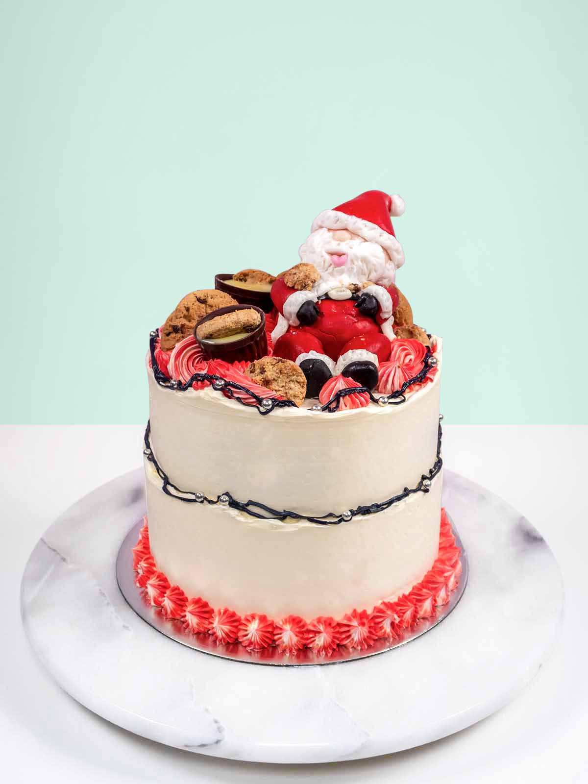 Christmas Special Santa Cake - Wow Sweets
