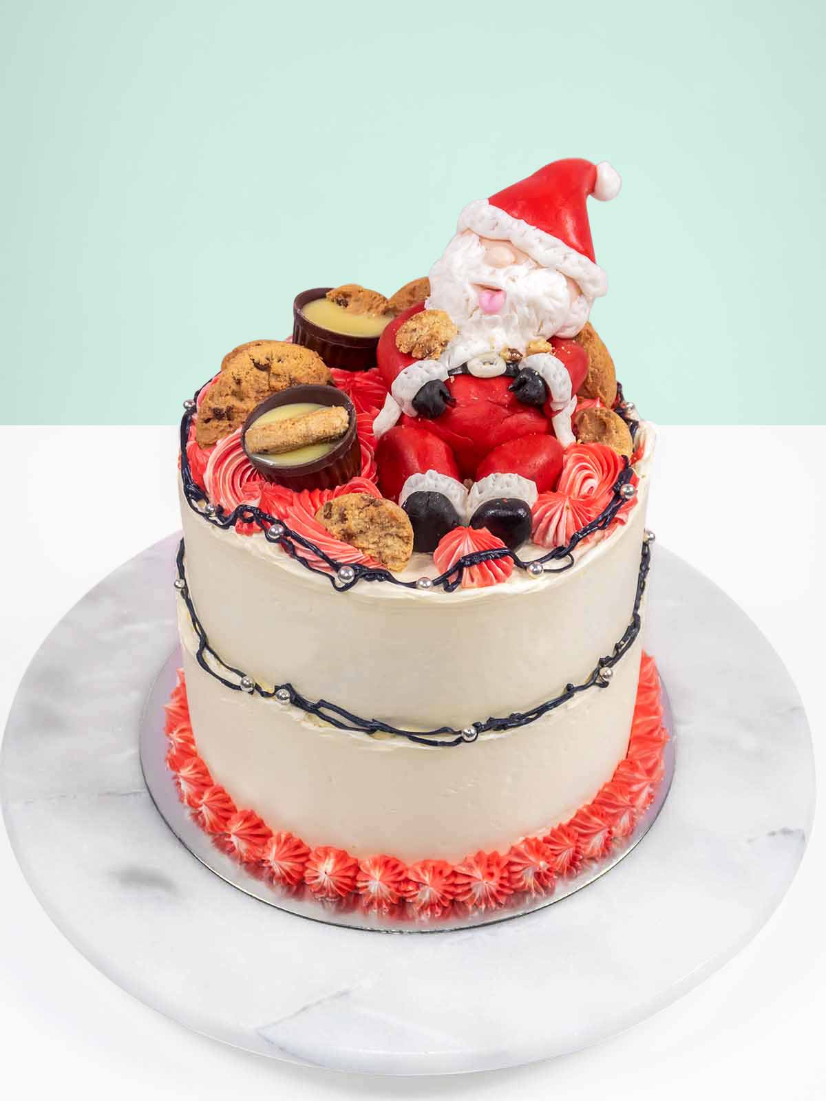 Christmas Cake Designs: 20 Santa Claus Cakes