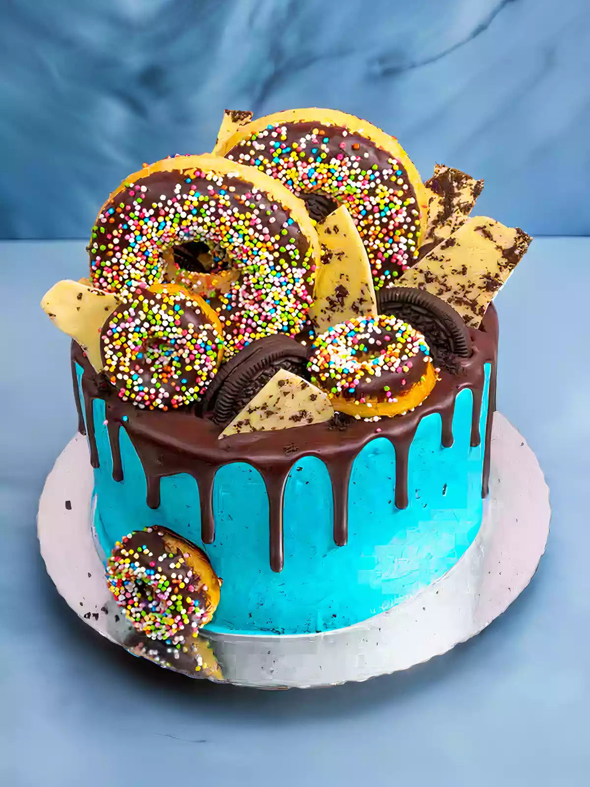 Doughnut Cookie Monster Cake - Delivered