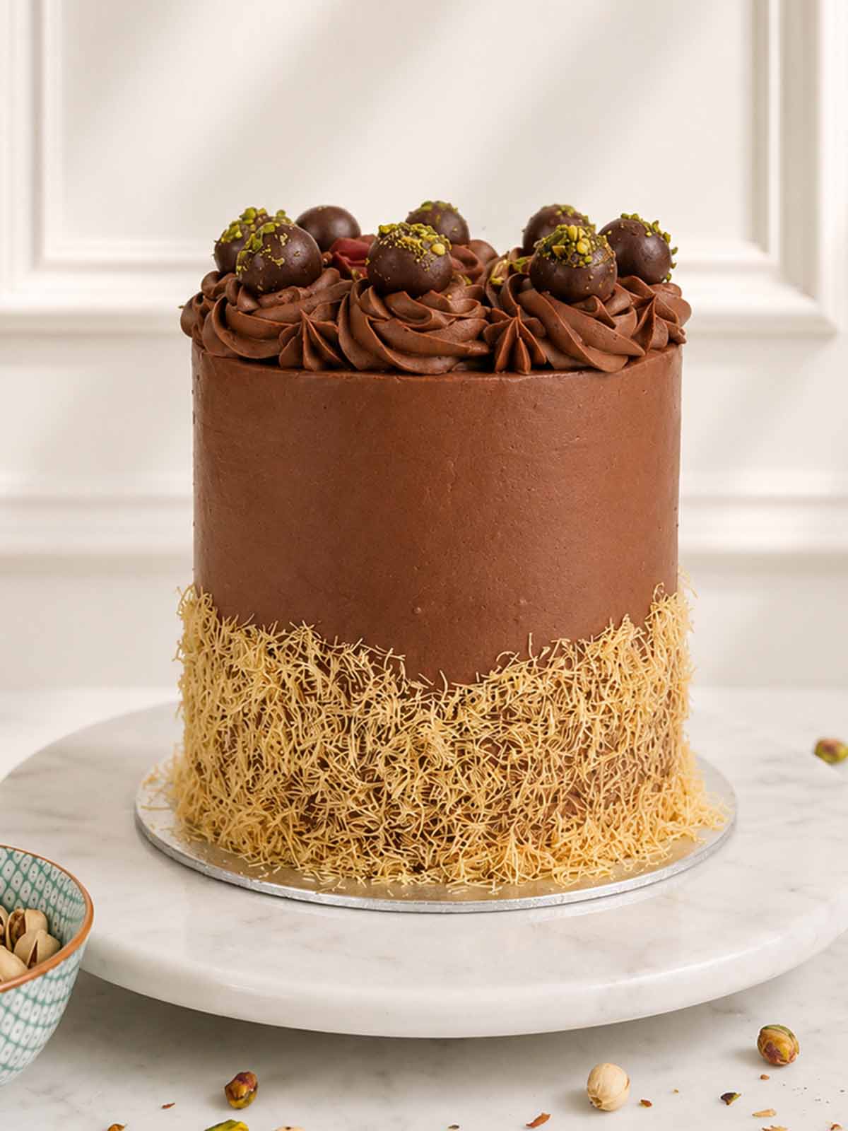 Dubai Chocolate Kunafa Cake Delivered in London (M25).
