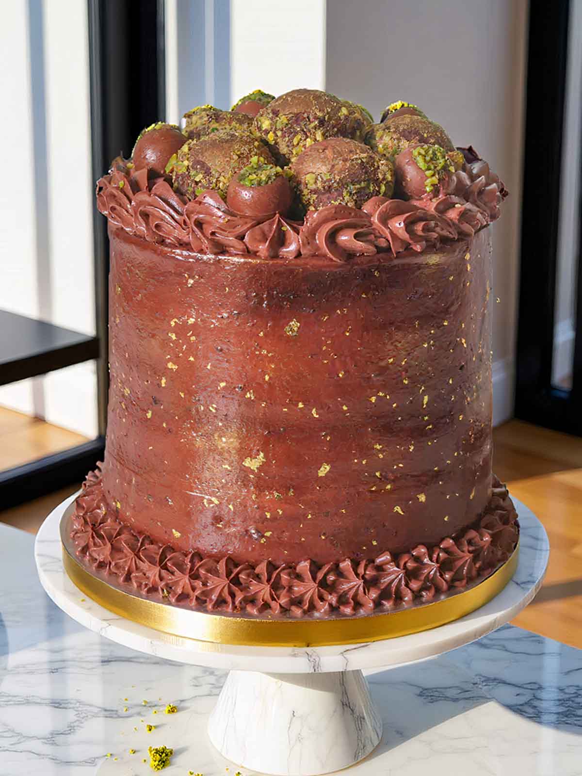Dubai Style Chocolate Cake
