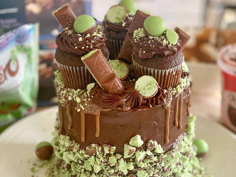 Fake Bakes Recipe - Aldi Mint Chocolate Chip Cake