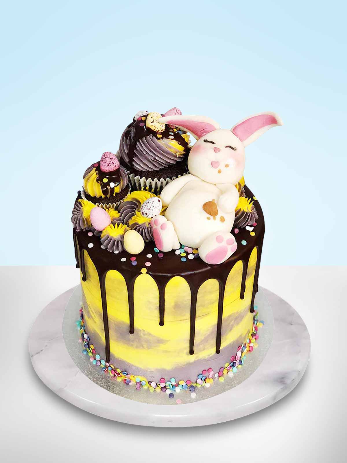 Fat Easter Bunny Cake