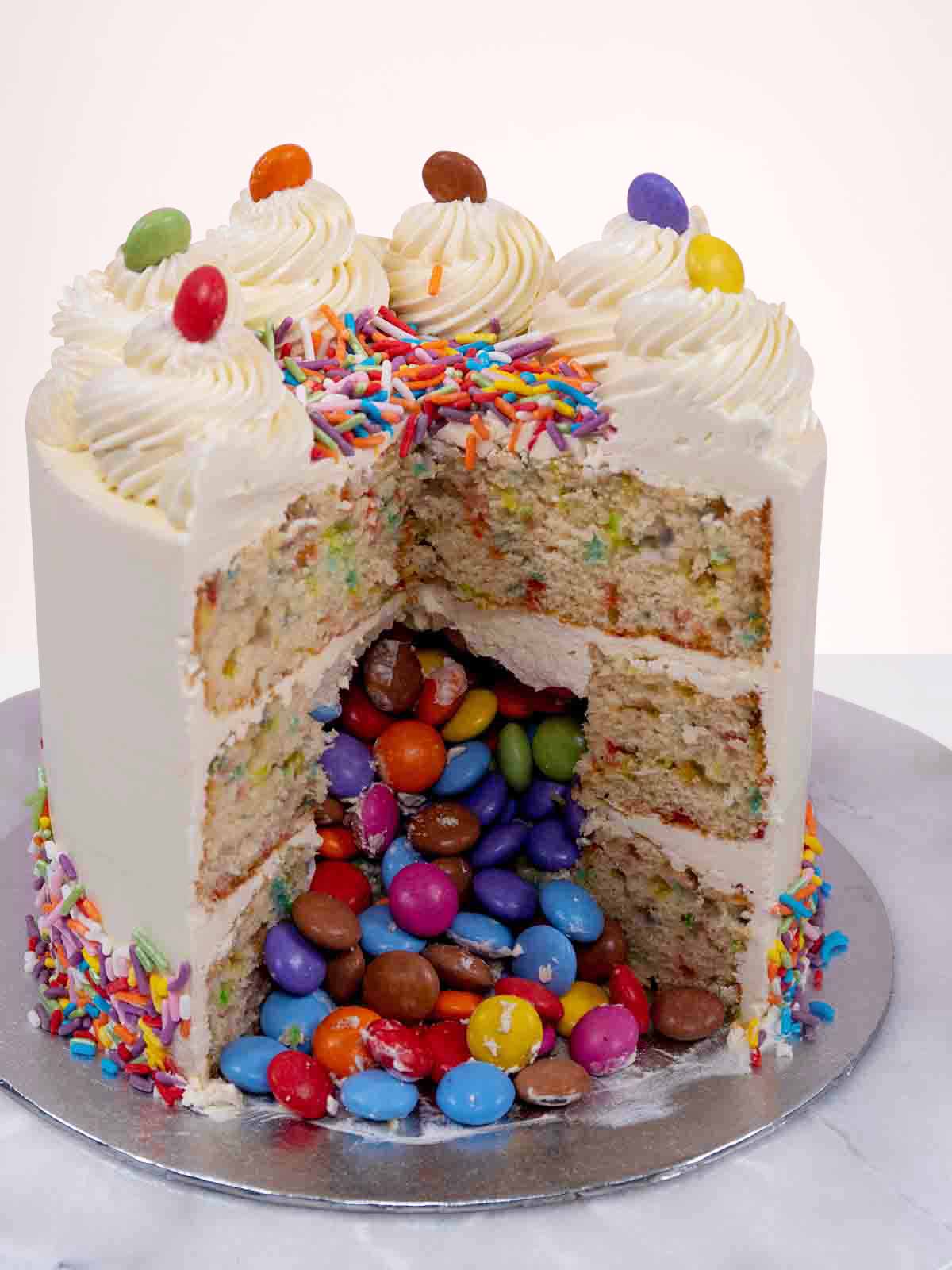 Funfetti Pinata Cake Surrey Berkshire